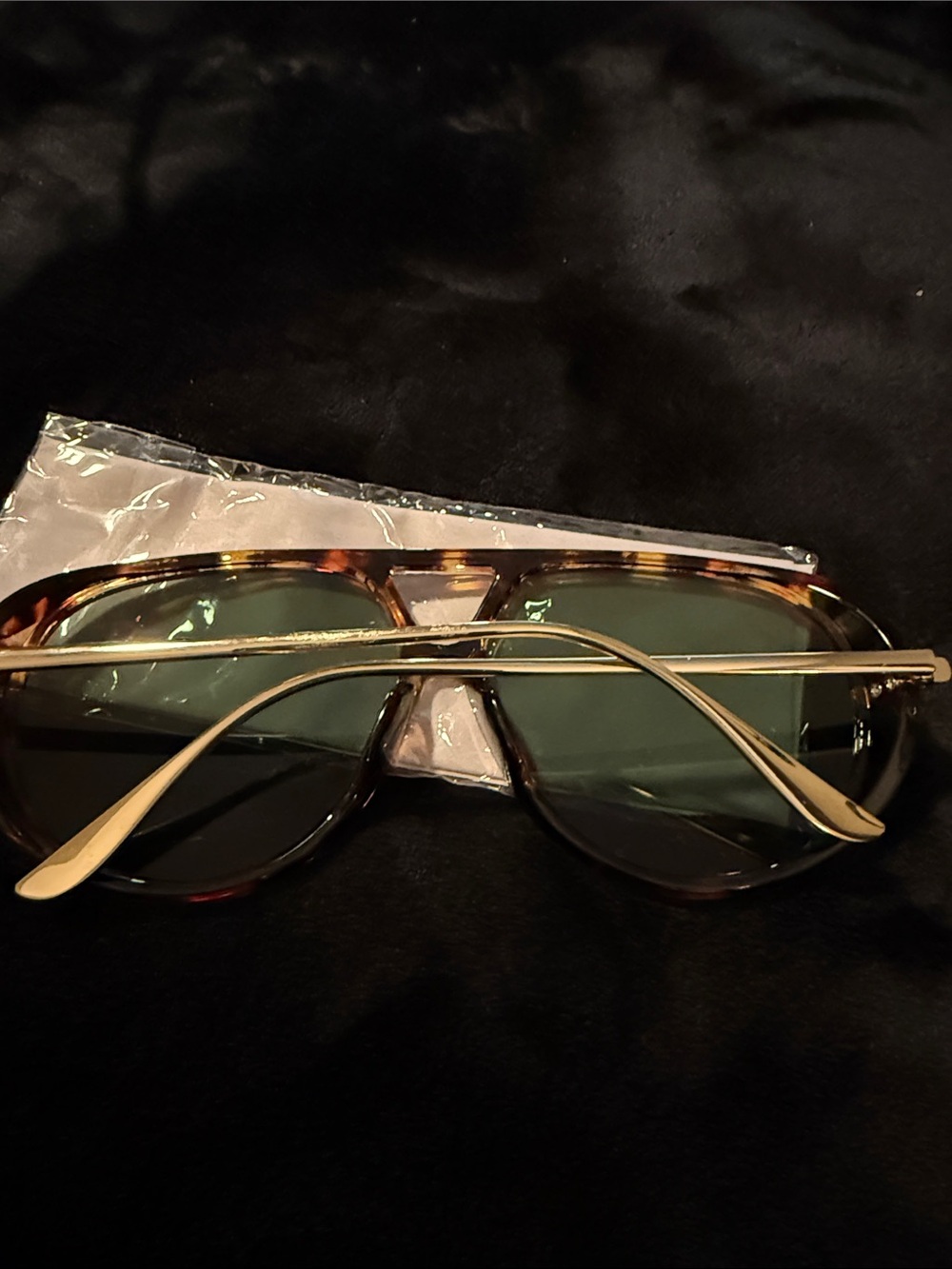 Tortoiseshell Lena Mega Aviator Women's Sunglasses - Brown - Picture 3 of 7